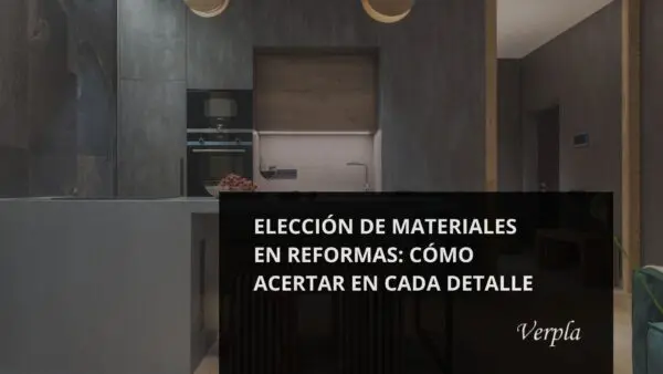 imagen de cocina moderna, usada como fondo de blog de elección de materiales en reformas