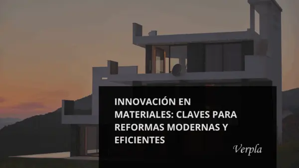 imagen de atardecer en una casa moderna usada como fondo para blog de verpla