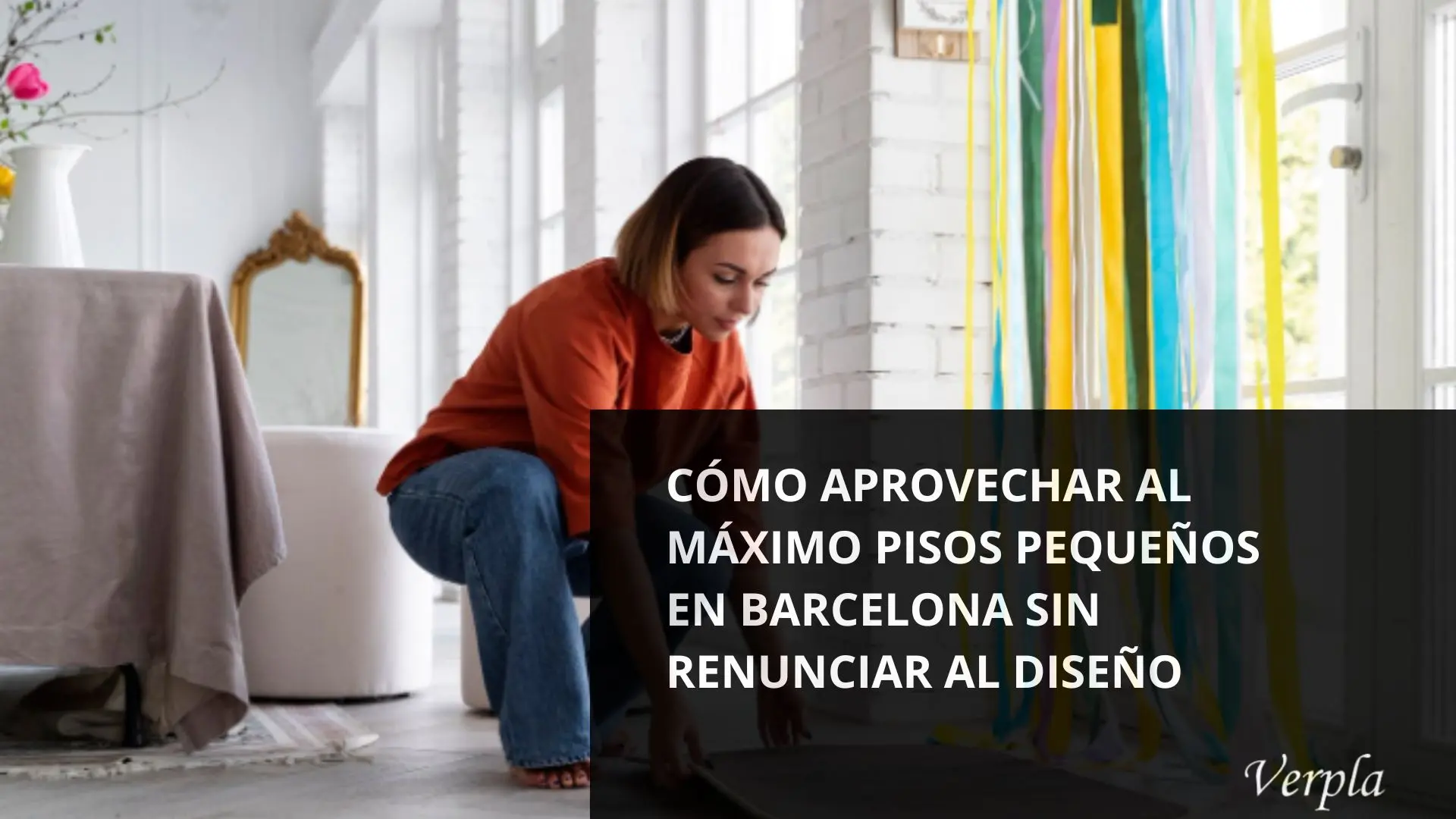 Reforma de piso pequeño en Barcelona con muebles a medida y diseño inteligente